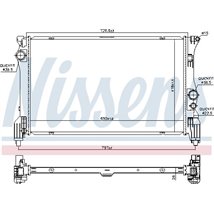 Radiator motor MERCEDES MARCO POLO CAMPER W447. V W447. VITO MIXTO DOUBLE CABIN. VITO TOURER W447. VITO W447 2.2D - Nissens-6064