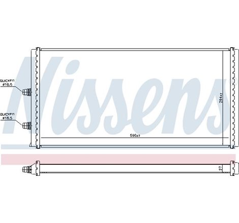 Radiator motor BMW 2 F22. F87. 3 F30. F80. 4 F32. F82. 4 F33. F83. I8 I12. I8 I15 1.5H-3.0 - Nissens-606517