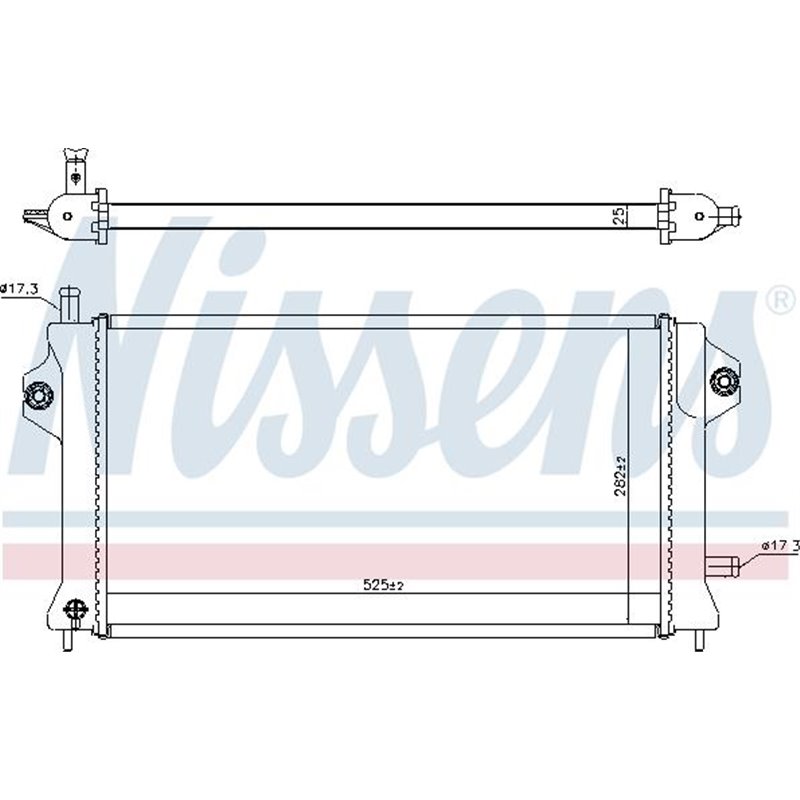 Radiator, racire motor - Nissens-606529