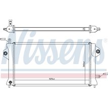 Radiator, racire motor - Nissens-606529