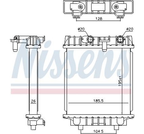 Radiator motor SKODA OCTAVIA III. SUPERB III. VW ARTEON. ARTEON SHOOTING BRAKE. GOLF VII. PASSAT ALLTRACK B8. PASSAT B8 2.0-2.0D