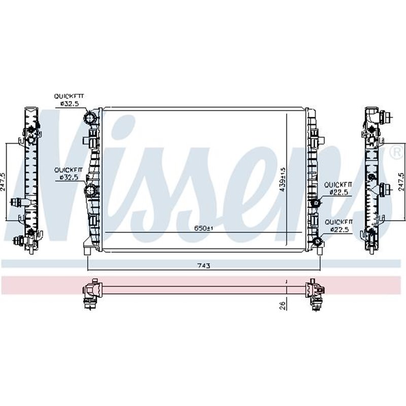 Radiator motor Automat-Manual AUDI A1. A1 ALLSTREET. A1 CITY CARVER. SEAT ARONA. IBIZA V. SKODA FABIA IV. KAMIQ. SCALA. VW POLO 
