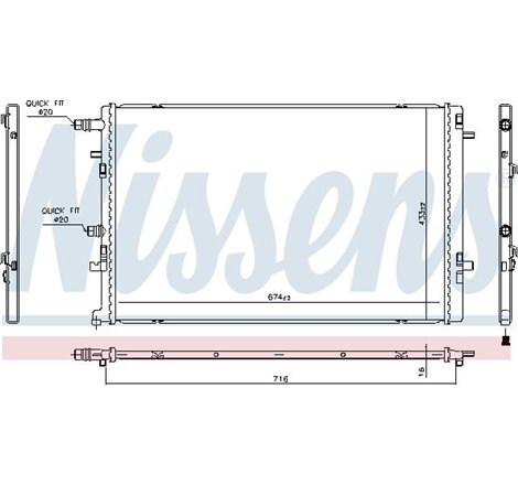 Radiator motor RENAULT GRAND SCENIC IV. KANGOO EXPRESS. KANGOO II. KANGOO III. KANGOO III-MINIVAN. MEGANE IV. SCENIC IV. TALISMA
