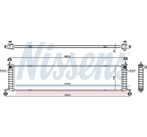 Radiator motor TESLA MODEL S Electric - Nissens-606915