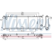 Radiator motor JEEP CHEROKEE 2.5-2.5D -09.01 - Nissens-61008
