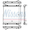 Radiator motor fara cadru IVECO EUROCARGO I-III. EUROCARGO IV. EUROCARGO V. MAGIRUS F4AE0481A-F4BE0611A 09.00- - Nissens-63333