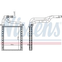 Heater TOYOTA AVENSIS. COROLLA 1.4-2.4 10.01-11.08 - Nissens-707191