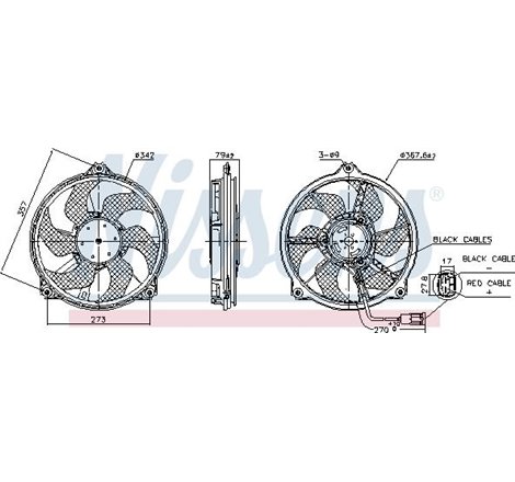 Ventilator, radiator - Nissens-850073