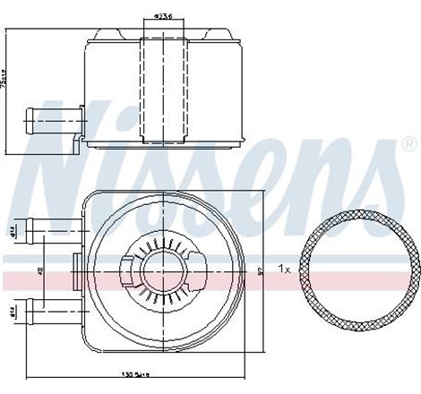 PEUGEOT BOXER ulei rece 02 - 2.0 HDi Diesel M - A-A - Nissens-90603
