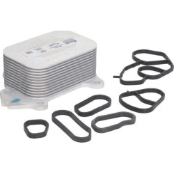 Oil cooler with easy fit elements. with seal VOLVO C30. S40 II. S60 II. S80 II. V40. V50. V60 I. V70 III. CITROEN BERLINGO. BERL