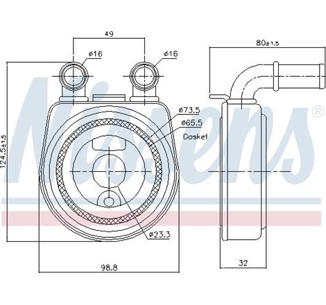 Oil cooler automatic-manual. with easy fit elements. with seal CITROEN BERLINGO. BERLINGO-MINIVAN. XSARA. XSARA-HATCHBACK. XSARA
