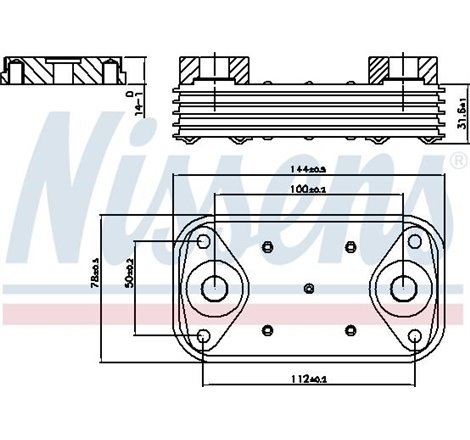 Oil radiator IVECO DAILY III. DAILY IV. DAILY V. DAILY VI. MASSIF. CITROEN JUMPER II. FIAT DUCATO. PEUGEOT BOXER. MITSUBISHI CAN
