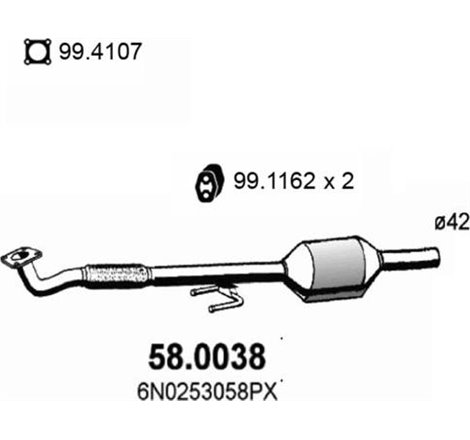 Catalizator - ASSO-58.0038