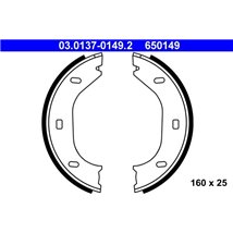 Sabot frana ALFA ROMEO SPIDER. BMW 2500-3.3 E3. 2.5-3.2 E9. 3 E21. 3 E30. 5 E12. 6 E24. 7 E23. Z1 1.6-3.5 10.68-06.94 - ATE-03.0