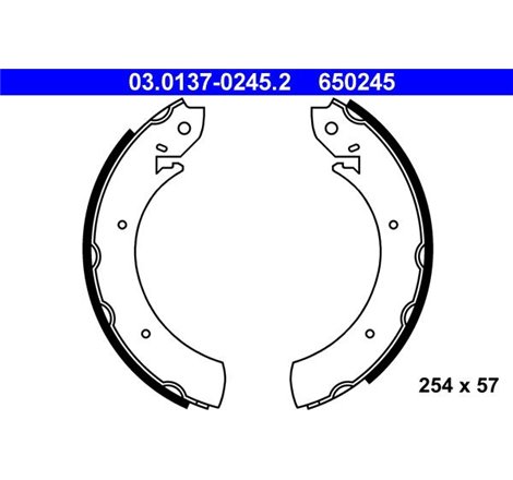 Sabot frana MERCEDES MB W631. RENAULT MASTER I 2.0D-2.4D-2.5D 02.88-02.98 - ATE-03.0137-0245.2