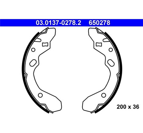 Sabot frana MAZDA 323 C IV. 323 C V. 323 F IV. 323 F V. 323 P V. 323 S IV. 323 S V. MX-3 1.3-2.0D 04.87-09.98 - ATE-03.0137-0278