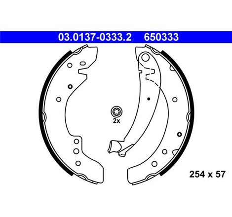 Set saboti frana - ATE-03.0137-0333.2