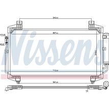 Condensator, climatizare - Nissens-940936