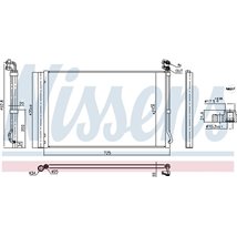 Condensator, climatizare - Nissens-941226