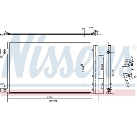 Condensator AC MERCEDES CITAN TOURER W420. CITAN-MINIVAN W420. T MPV. NISSAN QASHQAI II. RENAULT ESPACE V. GRAND KANGOO III. GRA