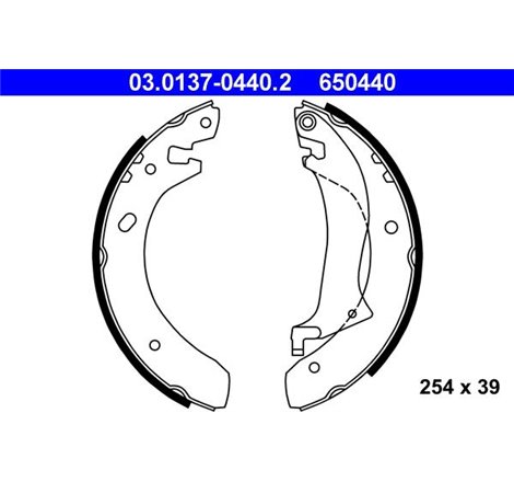 Sabot frana LAND ROVER FREELANDER I 1.8-2.0D-2.5 02.98-10.06 - ATE-03.0137-0440.2