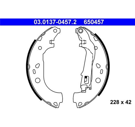 Sabot frana FIAT DOBLO. DOBLO CARGO. DOBLO-MINIVAN. FIORINO. FIORINO-MINIVAN. IDEA. QUBO. LANCIA MUSA. OPEL COMBO TOUR. COMBO-MI