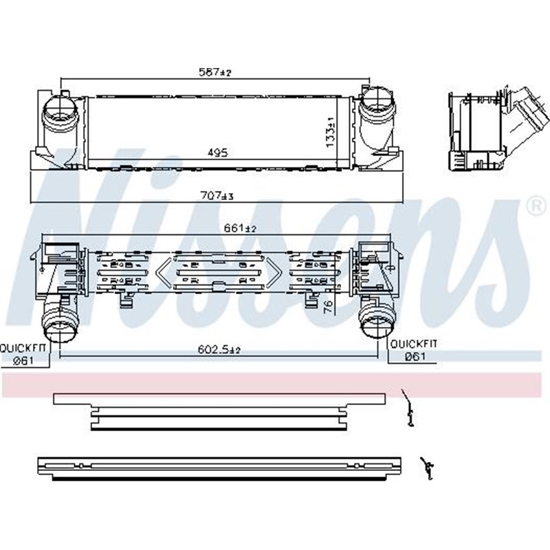 Supply air cooler BMW 1 F20. 1 F21. 2 F22. F87. 2 F23. 3 F30. F80. 3 F31. 3 GRAN TURISMO F34. 4 F32. F82. 4 F33. F83. 4 GRAN COU