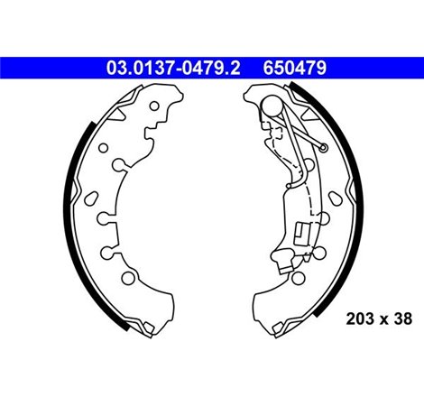 Sabot frana CITROEN NEMO. NEMO-MINIVAN. FIAT FIORINO. FIORINO-MINIVAN. GRANDE PUNTO. IDEA. PANDA. PANDA-HATCHBACK. PUNTO. PUNTO 