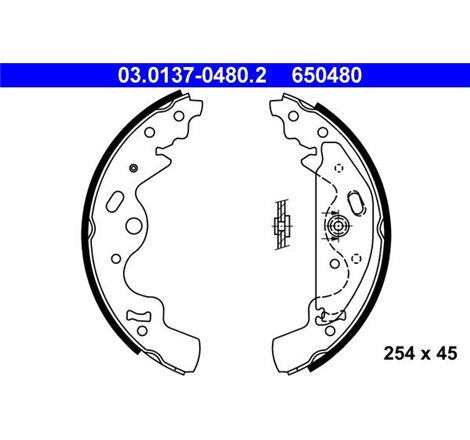 Sabot frana LAND ROVER FREELANDER I 1.8-2.0D-2.5 04.98-10.06 - ATE-03.0137-0480.2