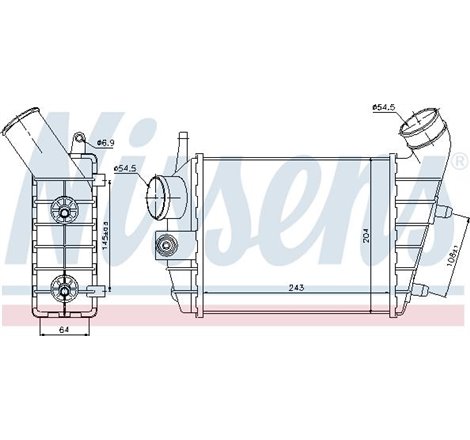 aer rece ALFA-ROMEO 156 97 - 2.4 JTD Diesel MA-C -- A-A - Nissens-96699