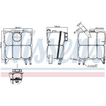 Vas expansiune with plug VOLVO C30. C70 II. S40 II. V50. FORD C-MAX. FOCUS C-MAX. FOCUS II. KUGA I 10.03-06.13 - Nissens-996138