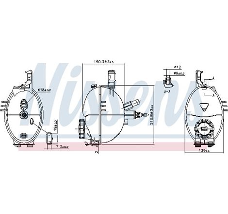 Vas de expansiune, racire - Nissens-996159