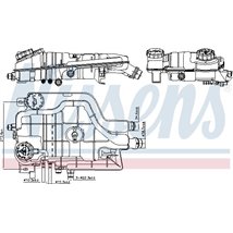 Vas expansiune cu senzor nivel EURO 6 MERCEDES ATEGO 3. UNIMOG OM934.911-OM936.971 04.13- - Nissens-996205