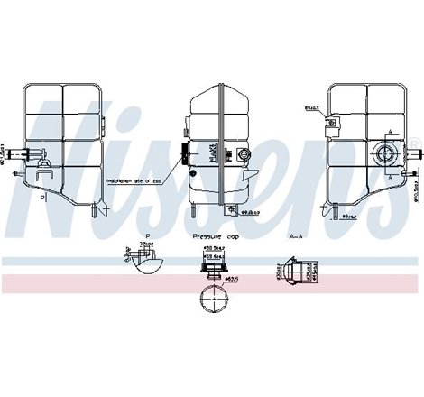 Vas de expansiune, racire - Nissens-996254