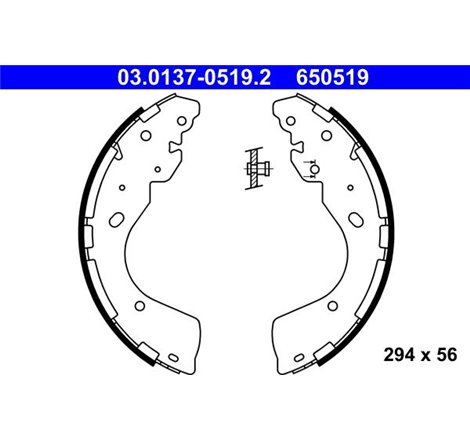 Set saboti frana - ATE-03.0137-0519.2