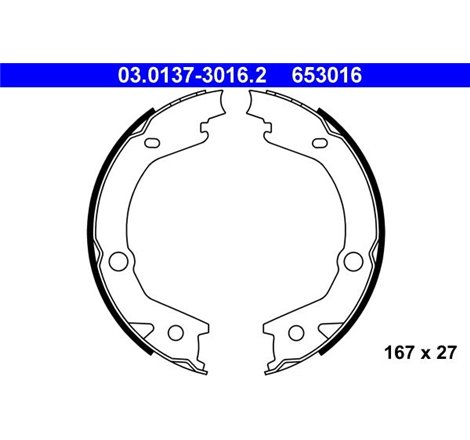 Sabot frana HYUNDAI TUCSON. TUCSON-SUV. KIA SPORTAGE II 2.0-2.0D 06.04-01.12 - ATE-03.0137-3016.2