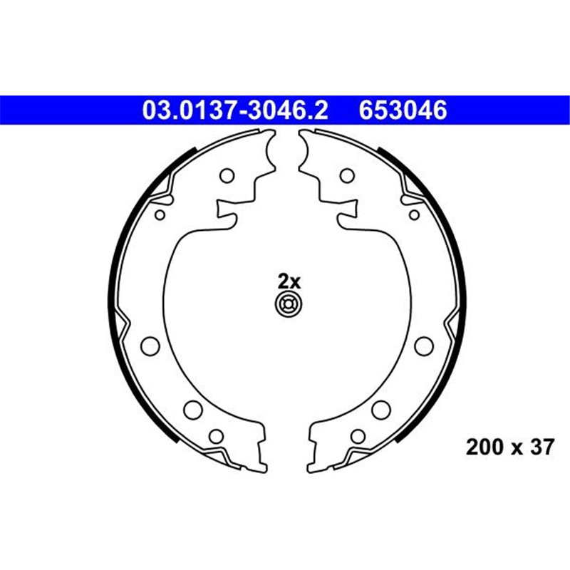 Sabot frana SUZUKI GRAND VITARA II 1.6-3.2 10.05- - ATE-03.0137-3046.2