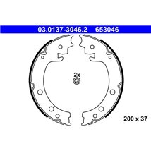 Sabot frana SUZUKI GRAND VITARA II 1.6-3.2 10.05- - ATE-03.0137-3046.2