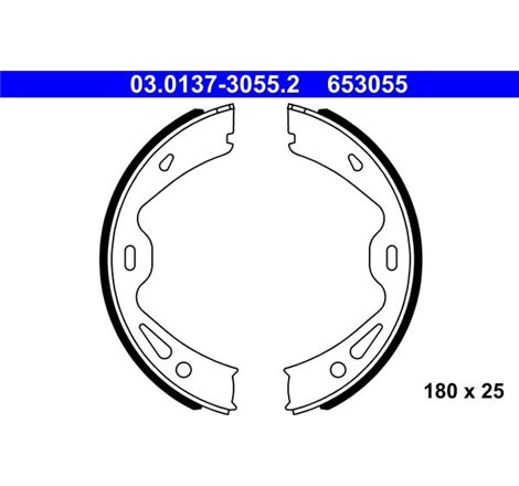 Sabot frana PORSCHE 911. 911 TARGA. CAYMAN 2.9-4.0 08.05-06.13 - ATE-03.0137-3055.2