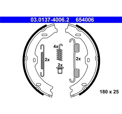 Sabot frana MERCEDES S C216. S W221. V221 2.2D-6.2 10.05-12.13 - ATE-03.0137-4006.2