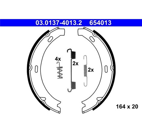 Sabot frana MERCEDES C CL203. C T-MODEL S203. C W203. CLC CL203. CLK A209. CLK C209. SLK R171. VANEO 414. CHRYSLER CROSSFIRE 1.6