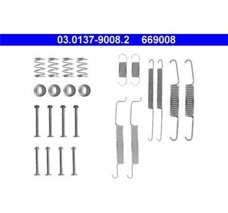 Set saboti frana AUDI 80 B2. A2. COUPE B2. SEAT AROSA. CORDOBA. CORDOBA VARIO. IBIZA II. TOLEDO I. VW DERBY. GOLF I. GOLF II. JE
