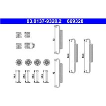 Set saboti frana MANDO KIA CARENS III 1.6-2.0LPG 09.06-06.13 - ATE-03.0137-9328.2