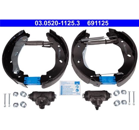 Set saboti frana FORD TRANSIT. TRANSIT TOURNEO 2.0D-2.2D 08.00-08.14 - ATE-03.0520-1125.3