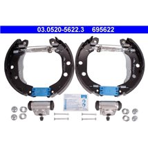 Set tambur frana sabot. cilindru. arcuri NISSAN KUBISTAR. RENAULT KANGOO. KANGOO EXPRESS 1.0-Electric 08.97- - ATE-03.0520-5622.