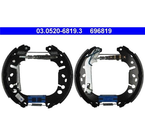 Set tambur frana sabot. cilindru. arcuri OPEL ADAM. CORSA D. CORSA D-HATCHBACK. CORSA E. CORSA E-HATCHBACK 1.0-1.4LPG 07.06- - A