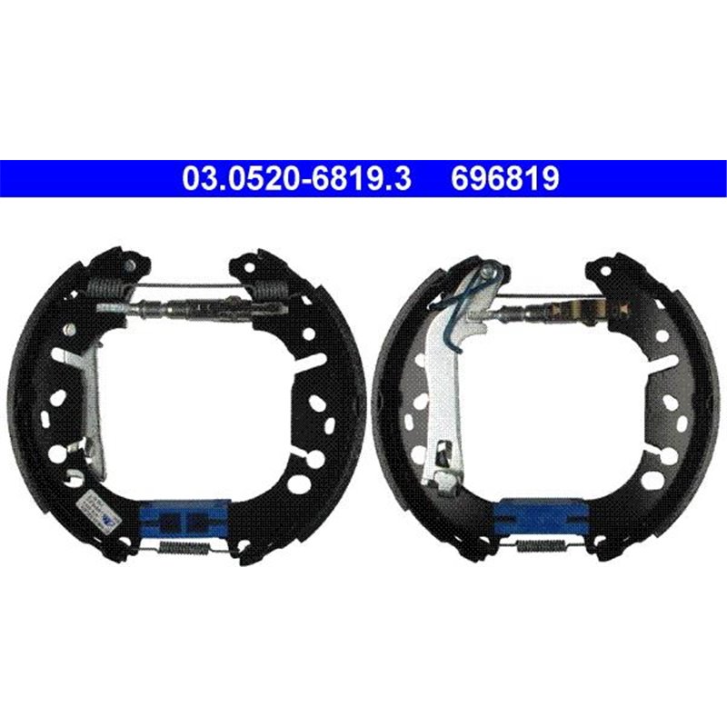 Set tambur frana sabot. cilindru. arcuri OPEL ADAM. CORSA D. CORSA D-HATCHBACK. CORSA E. CORSA E-HATCHBACK 1.0-1.4LPG 07.06- - A