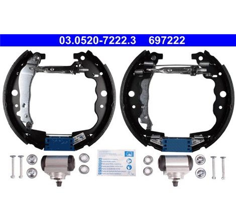 Set tambur frana sabot. cilindru. arcuri MERCEDES CITAN MIXTO DOUBLE CABIN. CITAN MPV. CITAN-MINIVAN W415. DACIA DOKKER. DOKKER 