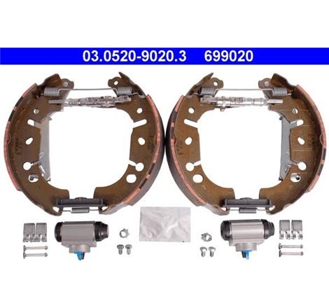 Set tambur frana sabot. cilindru. arcuri FIAT GRANDE PUNTO. LINEA. PUNTO. PUNTO EVO. PUNTO EVO-HATCHBACK. PUNTO-HATCHBACK 1.2-1.