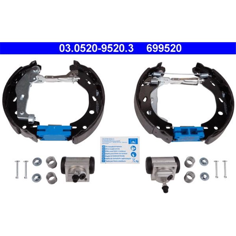 Set saboti frana SMART CABRIO. CITY-COUPE. CROSSBLADE. FORTWO 0.6-Electric 11.99- - ATE-03.0520-9520.3
